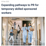 【雇主担保】确认全部482可转186！新雇主担保有望取消职业列表，工作有ANZSCO代码即可2年拿永居！